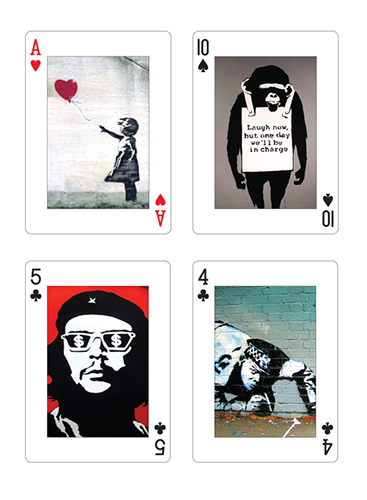 Banksy playing cards