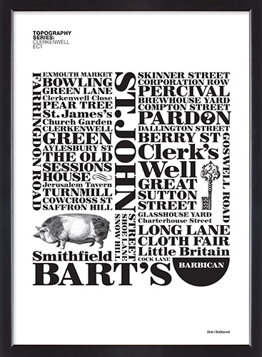 Clerkenwell EC1 poster