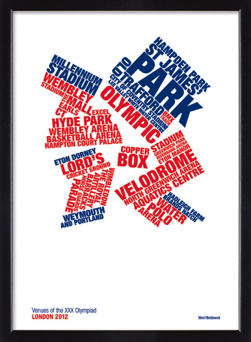 Olympic Venues 2012 poster