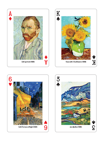 Van Gogh playing cards